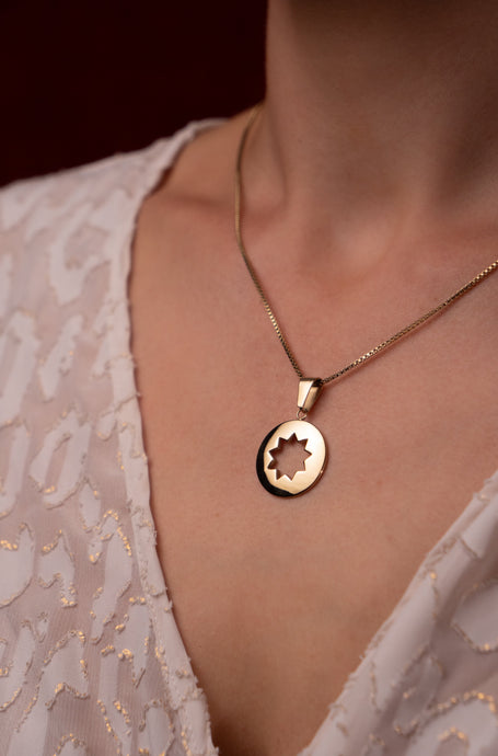 Radiance Pendant Necklace - Abhá Jewelry - Bahai Jewelry - Baha'i Jewelry - Nine-pointed star - Abha Jewelry