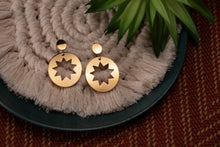 Load image into Gallery viewer, Radiance Earrings - Abhá Jewelry - Bahai Jewelry - Baha'i Jewelry - Nine-pointed star - Abha Jewelry